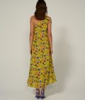 saray dress yellow pomegranate back